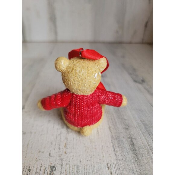 Macy's teddy bear NYC ornament ceramic star sweater - Picture 5 of 7